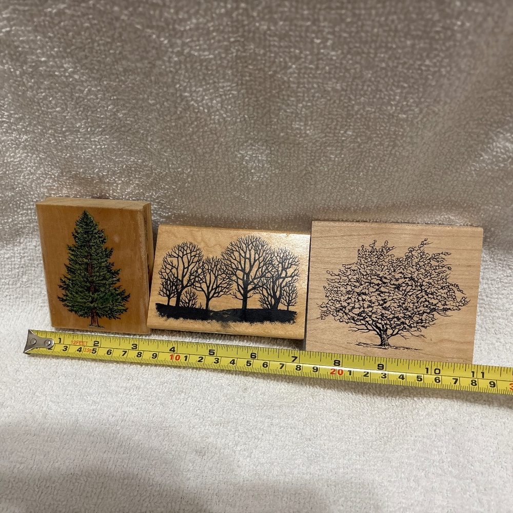 Tree Rubber Stamps